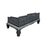Oriental Dragon Relief Motif Solid Dense Tan Wood Luohan Daybed For Sale - Image 9 of 16