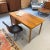 This desk has some very cool hidden storage. The top sides both to the left and right, revealing two separate hidden...