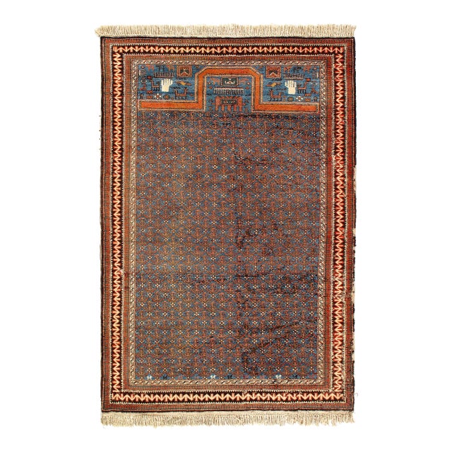 Pasargad DC Fine Hand Knotted Antique Senneh P Rug For Sale