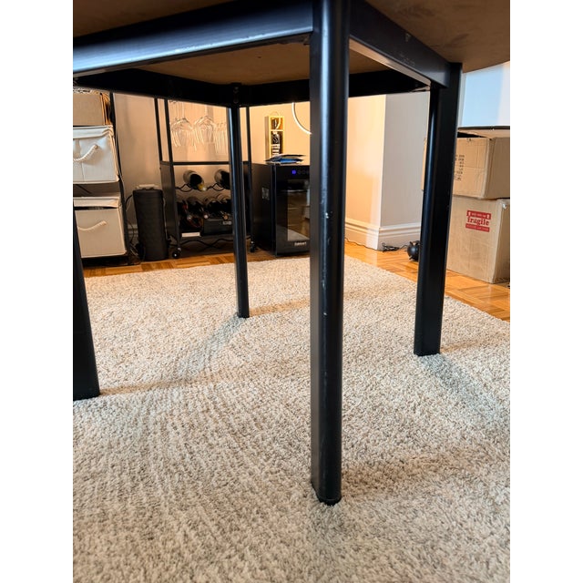 1980s Attributed to Joseph D’Urso for Knoll 42" Round Dining / Work Table For Sale In New York - Image 6 of 8