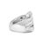 Contemporary 14K White Gold 2.0 Cttw Diamond Channel Set Bypass Ring, Size 7 For Sale - Image 3 of 6