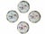 Japanese Early 20th Century Hand Painted Chinoiserie Porcelain Nippon Plates - Set of 4 For Sale - Image 3 of 12