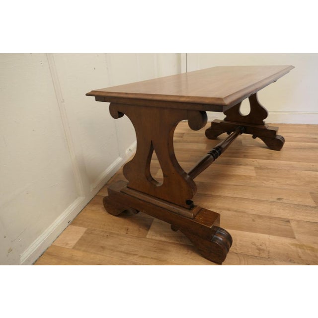 Walnut Coffee Table, 1920s For Sale - Image 6 of 8
