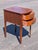 Vintage Bow Front Mahogany Two Drawer Side Table/Nightstand For Sale In Washington DC - Image 6 of 13
