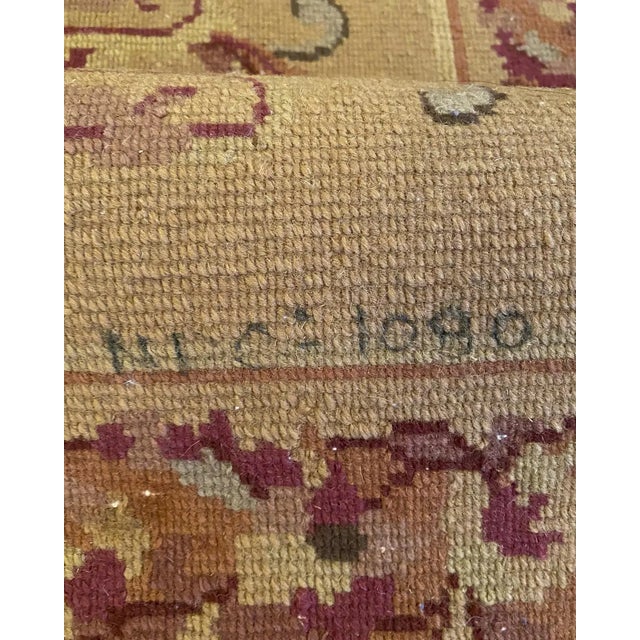 Persian Vintage Hand Knotted Persian Wool Rug For Sale - Image 3 of 6