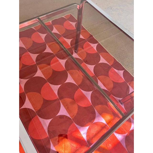 Oval Dining Table in Smoked Glass and Chrome For Sale - Image 10 of 11