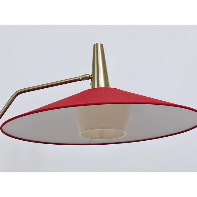 Mid-Century Counterweight Floor Lamp in Nickel & Brass from Rupert Nikoll, 1960s For Sale - Image 15 of 18