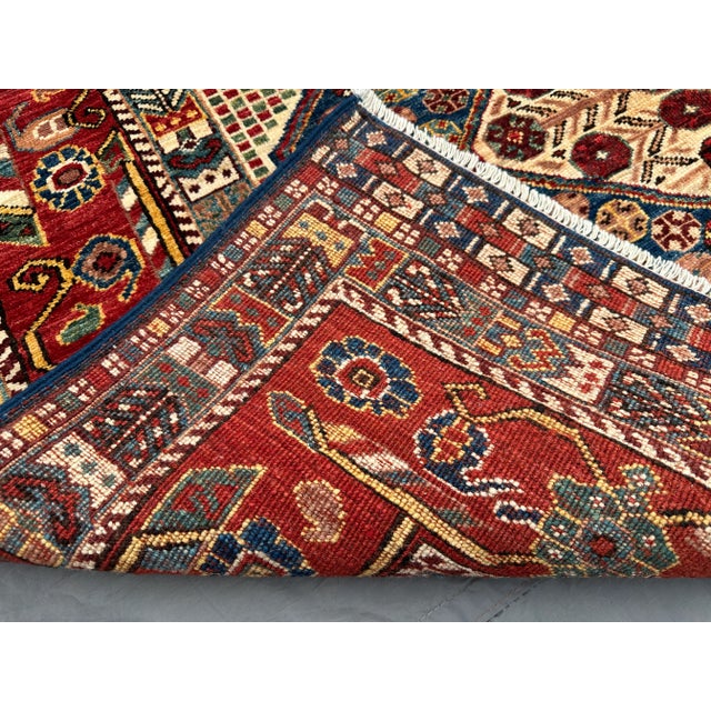 Textile Tribal Kafkaz Oriental Rug 4'6" X 6'2" For Sale - Image 7 of 9
