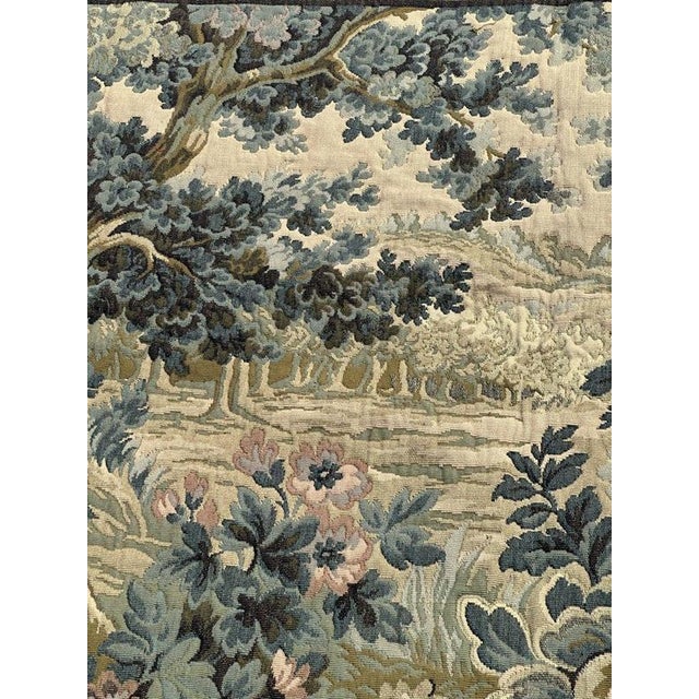 Mid-Century French Jacquard Tapestry in the style of Aubusson, 1960s For Sale - Image 12 of 18