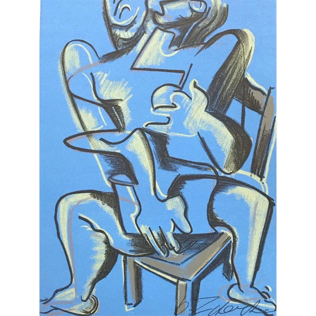 Zadkine, The Labours of Hercules, 1960, Litograph on Vellum Paper For Sale - Image 4 of 6