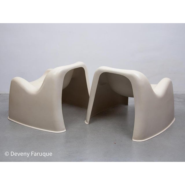 Set of Space Age Toga Lounge Chairs attributed to Sergio Mazza for Artemide, 1968 For Sale - Image 9 of 17