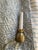 Metal Vintage Brass Electric Candlestick Light With Brass Pineapple Base For Sale - Image 7 of 10