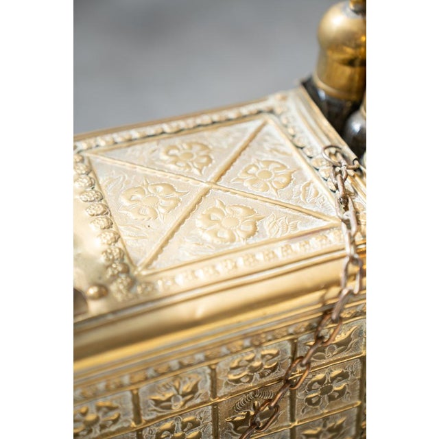 Metal Turkish Shoe Polisher in Brass, 1970s For Sale - Image 7 of 18