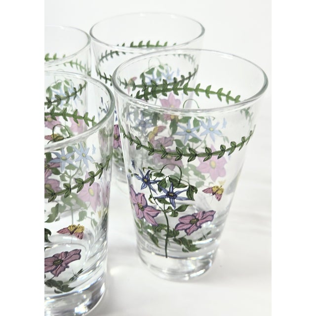 Contemporary Portmeiron Botanical Garden Tumblers- Set of Four For Sale - Image 10 of 11