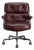 Eames Time Life Executive Chair in Original Bordeaux Leather by Herman Miller For Sale