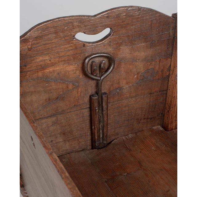 19th Century French Country Baby Crib For Sale - Image 10 of 11