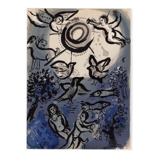 Marc Chagall, La Création (The Creation), Nude, 1960, Original Lithograph For Sale