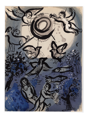 Marc Chagall, La Création (The Creation), Nude, 1960, Original Lithograph