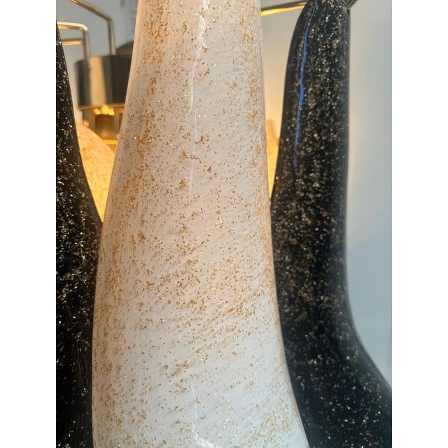 Black Italian Murano Sconces, 1970s, Set of 4 For Sale - Image 8 of 10