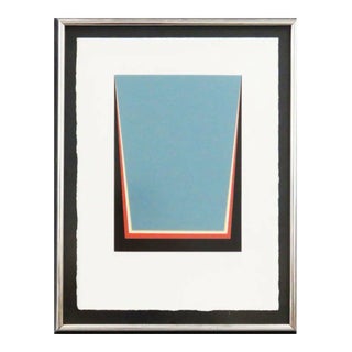 Cecil King (Irish 1921-1986) Berlin Suite V Screenprint Minimalist Abstract 1970 For Sale