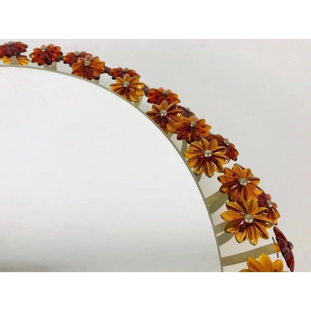 Red Mid-Century Modern Mirror by Emil Stejnar for Rupert Nikoll, Austria, 1960s For Sale - Image 8 of 13