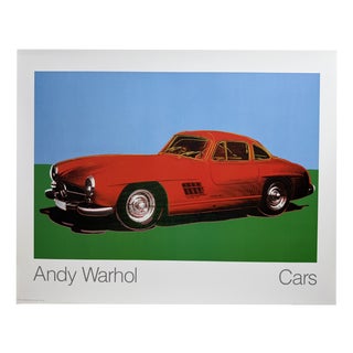 Andy Warhol, Mercedes Benz 300 Sl Coupé, Cars Series, 1988, Paper For Sale