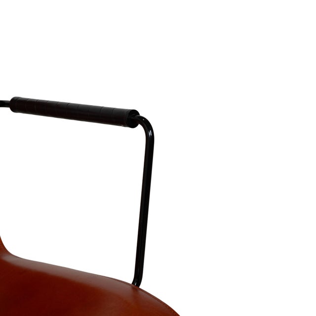 Animal Skin Leather Chairs from Cuoio, Set of 4 For Sale - Image 7 of 18