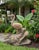 Vintage Style Cast Marble Crane Garden Statue For Sale In West Palm - Image 6 of 10