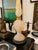 Archimede Seguso Pair Archimede Seguso for Marbro Lamp Co. Opalescent Twisted Murano Glass Table Lamps 1960s For Sale - Image 4 of 7
