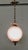 Charming French Art Deco Glass Globe Hanging Pendant Light A beautiful piece, this crackle finish opalescent globe is made...