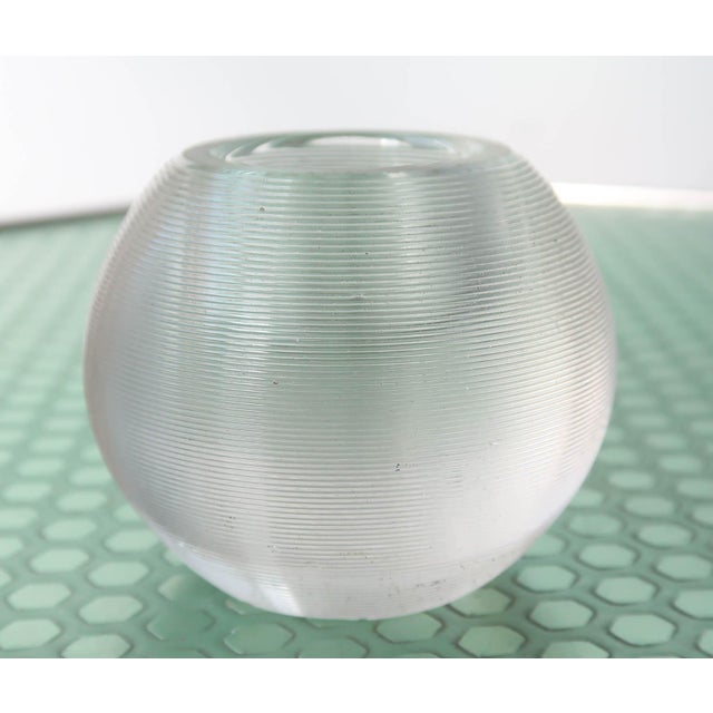 Vintage Antique English Glass Match Striker, 1920 For Sale - Image 4 of 7