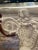 1990s Clear Coated White Plaster Corinthian Column Bevelled Glass Top Coffee Table For Sale - Image 10 of 13