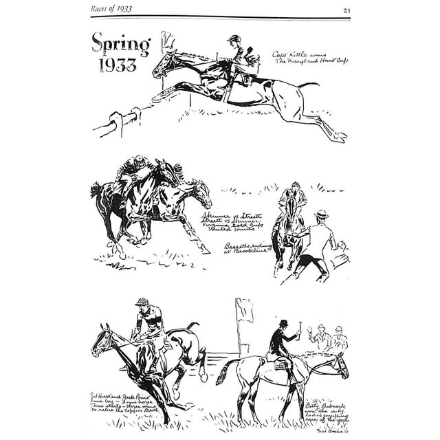 "Record of Hunt Race Meetings in America Volume Iii, Races of 1933" Vischer, Peter [Editor, Polo] For Sale - Image 4 of 12
