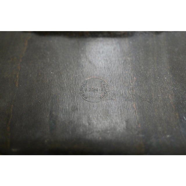 Pagwood Black Swivel Office Chair by Pagholz, 1970s For Sale - Image 9 of 10
