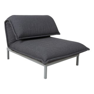 Grey Fabric Nova Armchair with Manual Function from Rolf Benz For Sale