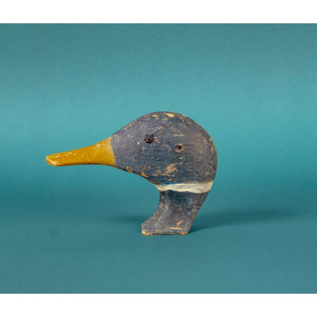 Wood Wooden Duck Head, Tuscany For Sale - Image 7 of 13