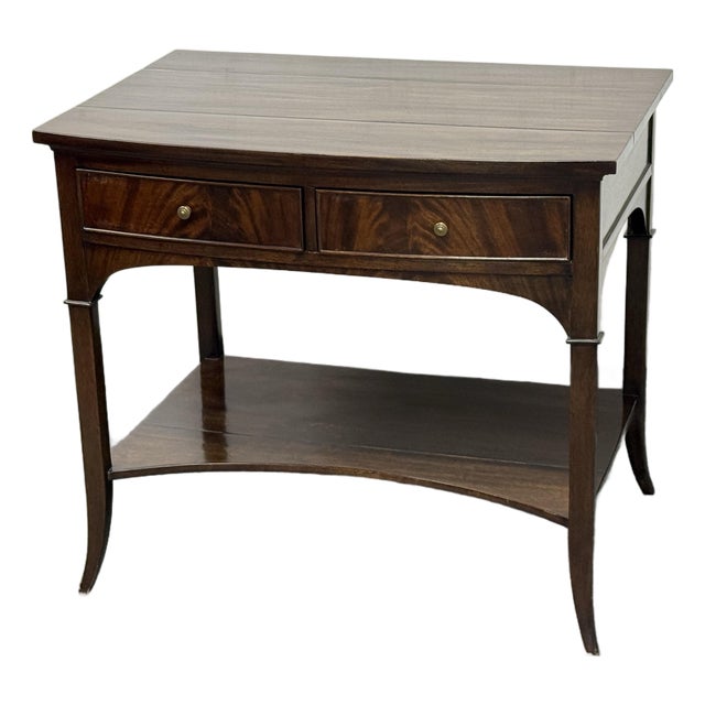 Dessin Fournir Waring Bow Front Side Table For Sale