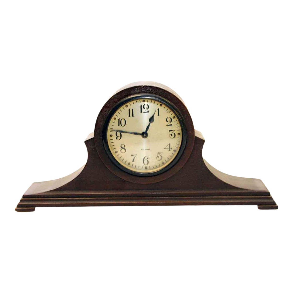 Vintage Waltham Brown Mantel Clock Chairish