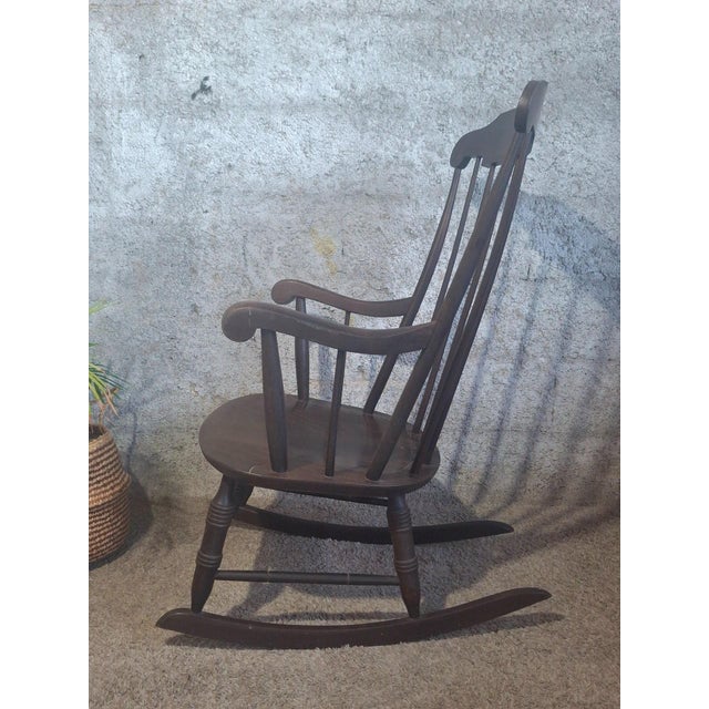 Windsor Rocking Chair from Stol Kamnik, 1960s For Sale - Image 6 of 11