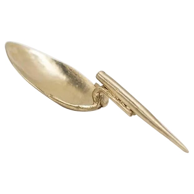 Brass Cochler Spoon by Raquel Vidal and Pedro Paz For Sale
