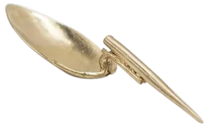 Brass Cochler Spoon by Raquel Vidal and Pedro Paz