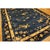 Blue Floral Bird Chinese Peking Knotted Room Size Blue Wool Antique 1920s Rug For Sale - Image 4 of 9