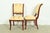 Baker Furniture Style Regency Carved Mahogany Side Chairs or Dining Chairs, Pair For Sale - Image 11 of 14