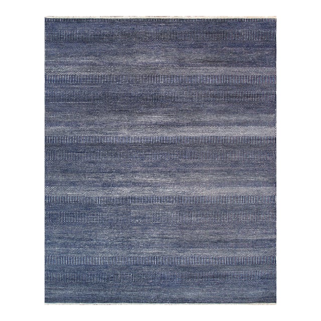 Pasargad Home Transitiona Navy Area Rug- 9' 2" X 12' 4" For Sale