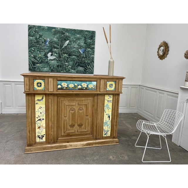 Art Nouveau Counter with Enamels, 1920s For Sale - Image 4 of 10