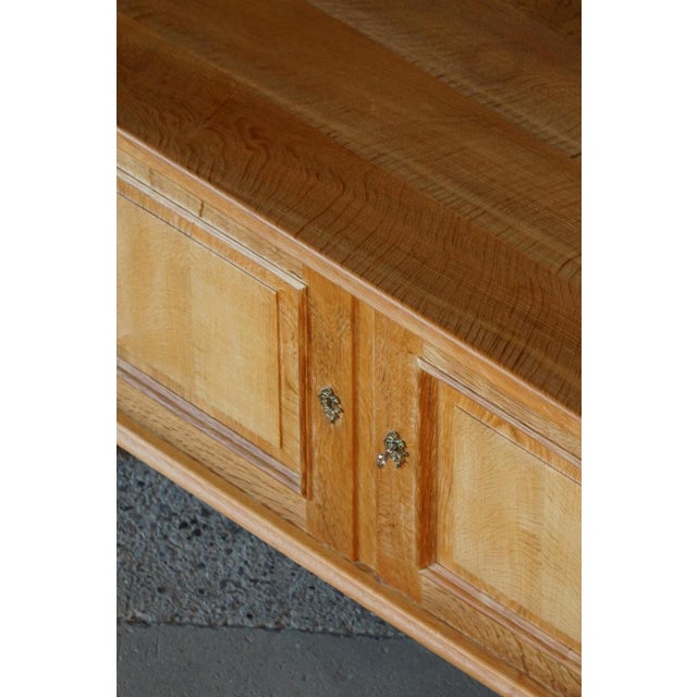 Danish Oak Sideboard with Paneled Doors, 1950s For Sale - Image 16 of 18