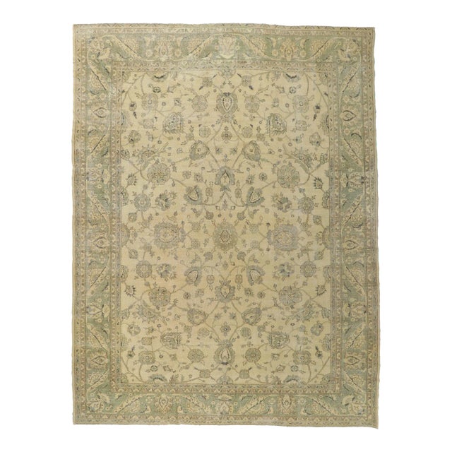 Vintage Turkish Sivas Rug - 9'11 X 13'02 For Sale