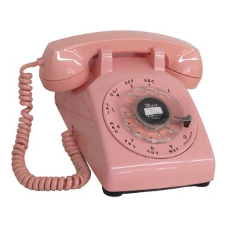 Western Electric Bell System Pink Telephone Classic Rotary Dial Phone 4575b For Sale