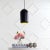Modern Minimal Pendant Light - Painted Black For Sale - Image 3 of 5