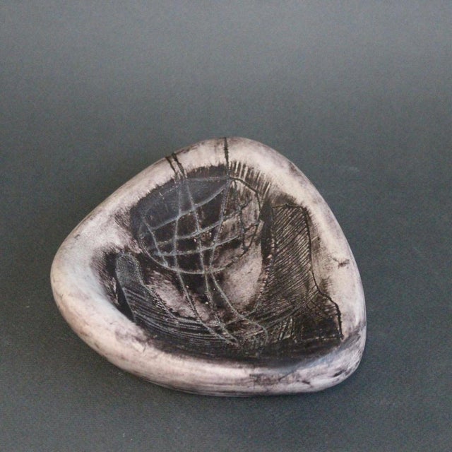 Vintage French Decorative Ceramic Bowl by Jacques Blin, 1950s For Sale - Image 11 of 16